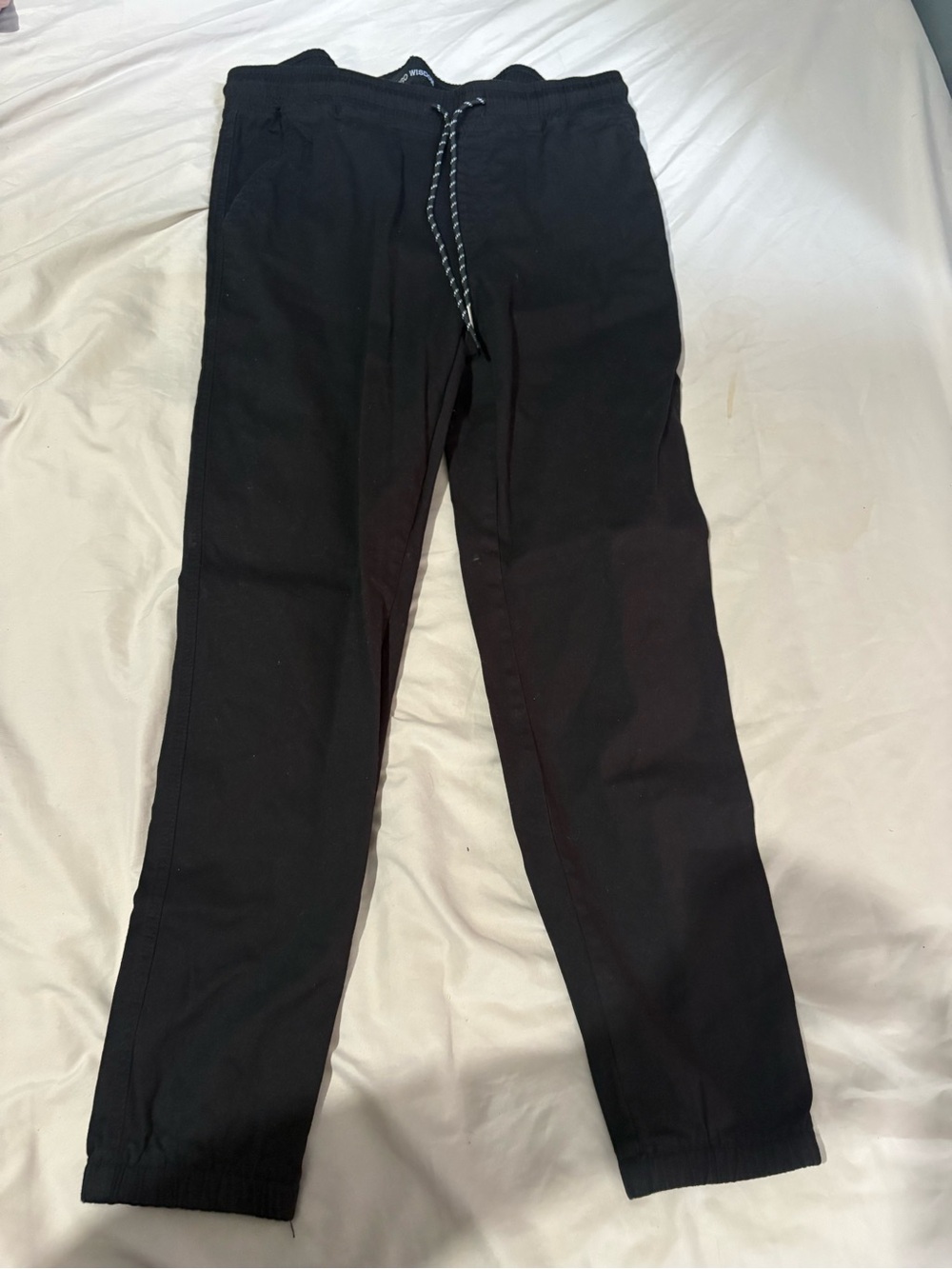 Men's Black Jogger Pants - Classic Drawstring Comfort